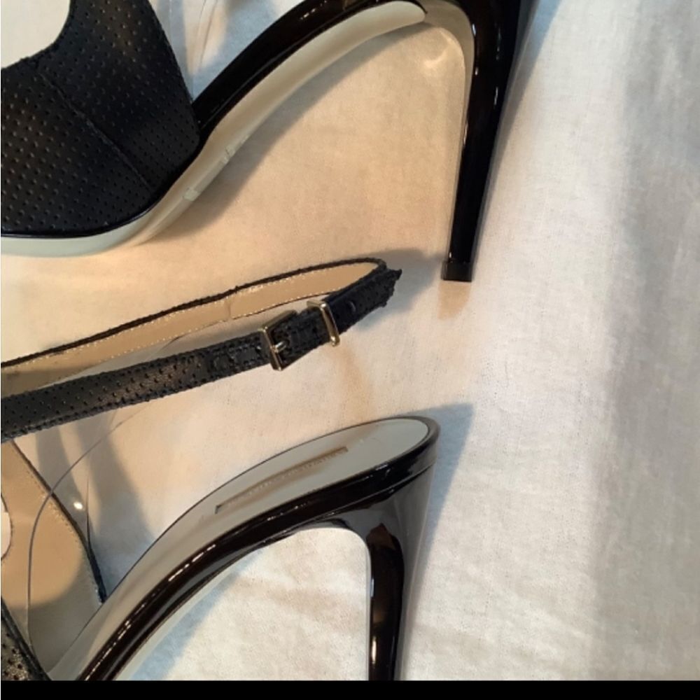 NWOT Giorgio Armani 3.5 Leather Heels Size 38 - Picture 7 of 13